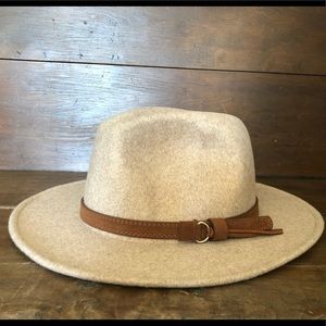 Cream Fedora Hat